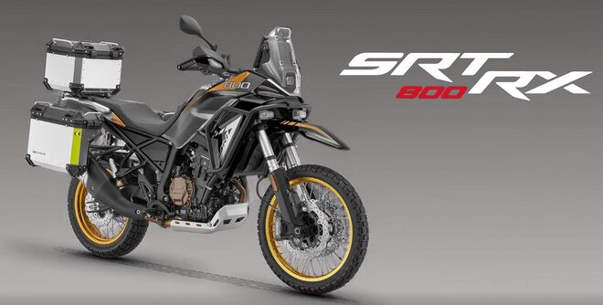 Motocykl QJMOTOR SRT 800 RX - černá