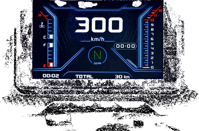 Motocykl QJMOTOR SRT 700X - tmavě šedá