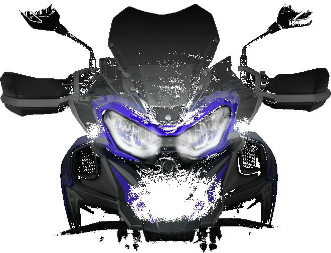 Motocykl QJMOTOR SRT 800SX - modrá