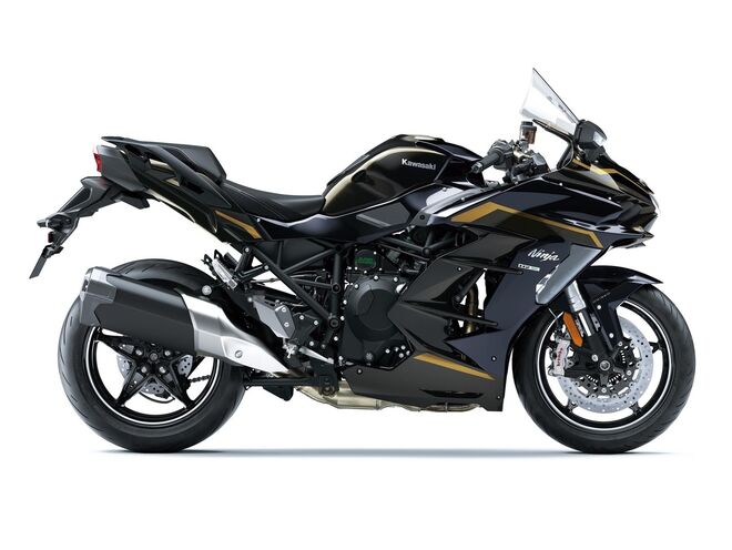 Motocykl Kawasaki Ninja H2 SX SE - zlato-černá / 2026