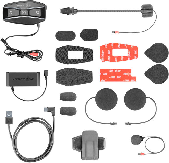 Bluetooth Handsfree CellularLine Interphone U-COM4, Single Pack