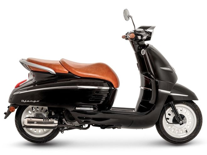 Skútr Peugeot Django 125i Standard - Pearly Black Skútr Peugeot Django 125i Standard - Pearly Black