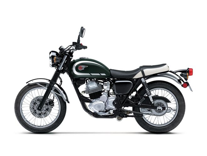 Motocykl Kawasaki W230 zelená matná / 2026