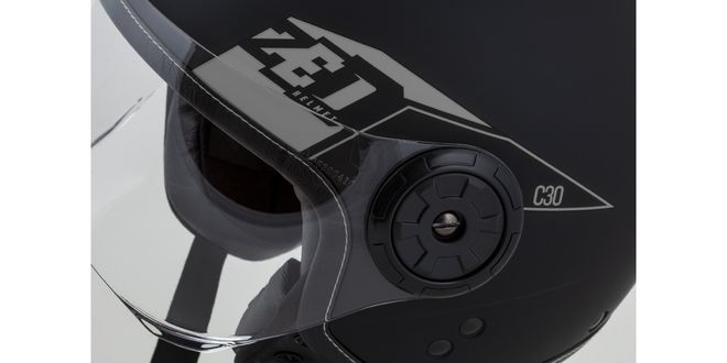 Helma Zed černá matná otevřená C30