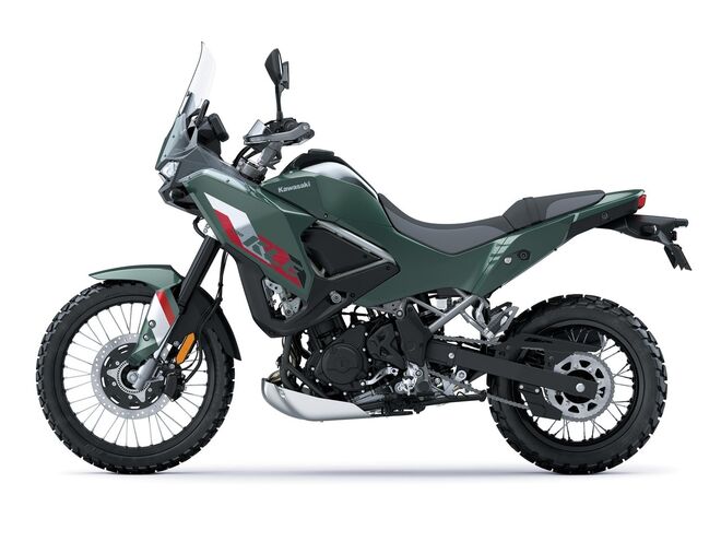 Motocykl Kawasaki KLE 500 SE zelený / 2026 Motocykl Kawasaki KLE 500 SE zelený / 2026