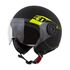 Helma Zed černo/žlutá matná otevřená C30